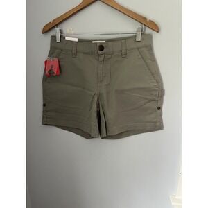 Boston‎ Traders Women's shorts Roll Cuff Option, Green Size 8 Pocket